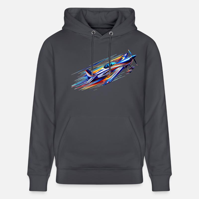 Kunstflugzeug - Stanley/Stella Unisex Bio-Hoodie CRUISER  - Indigoblau