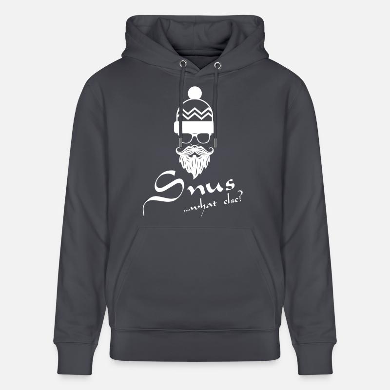 Snus quoi d'autre ...? - Sweat à capuche bio CRUISER Stanley/Stella Unisexe - bleu indigo