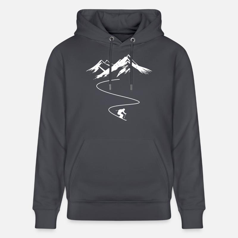 Conception de skis - Sweat à capuche bio CRUISER Stanley/Stella Unisexe - bleu indigo