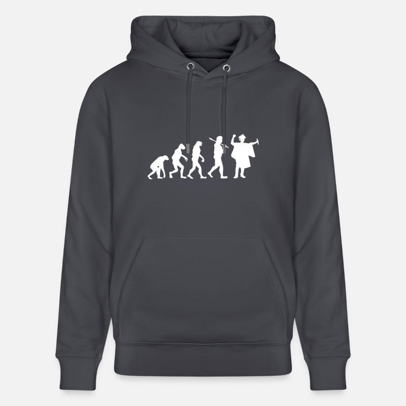 Graduation - Evolution - Cadeau - Sweat à capuche bio CRUISER Stanley/Stella Unisexe - bleu indigo