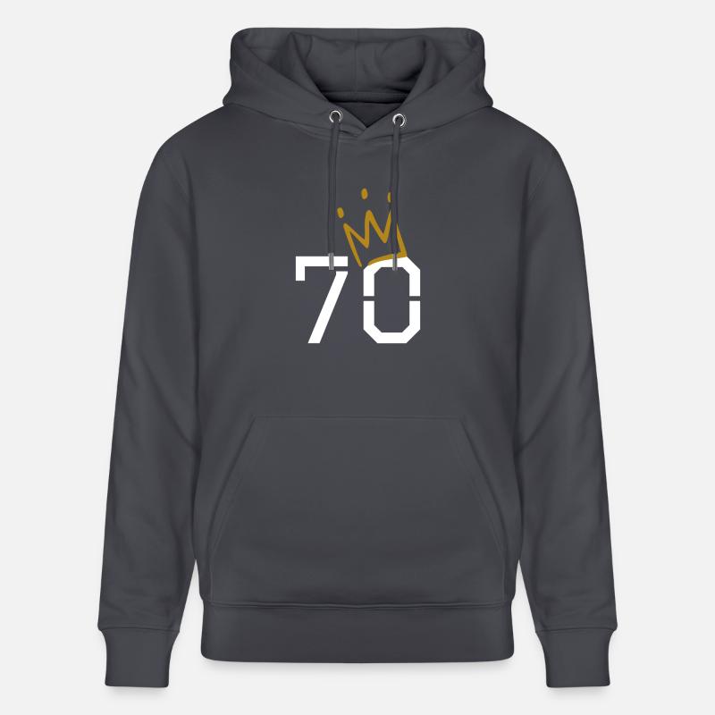 70e anniversaire - Sweat à capuche bio CRUISER Stanley/Stella Unisexe - bleu indigo