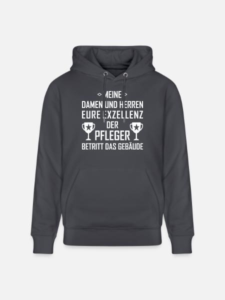 Der Pfleger - Stanley/Stella Unisex Bio-Hoodie CRUISER  - Indigoblau