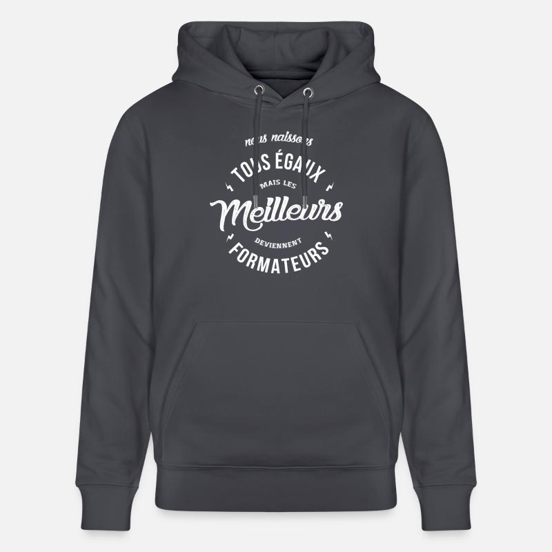 Les meilleurs deviennent Formateurs - Sweat à capuche bio CRUISER Stanley/Stella Unisexe - bleu indigo