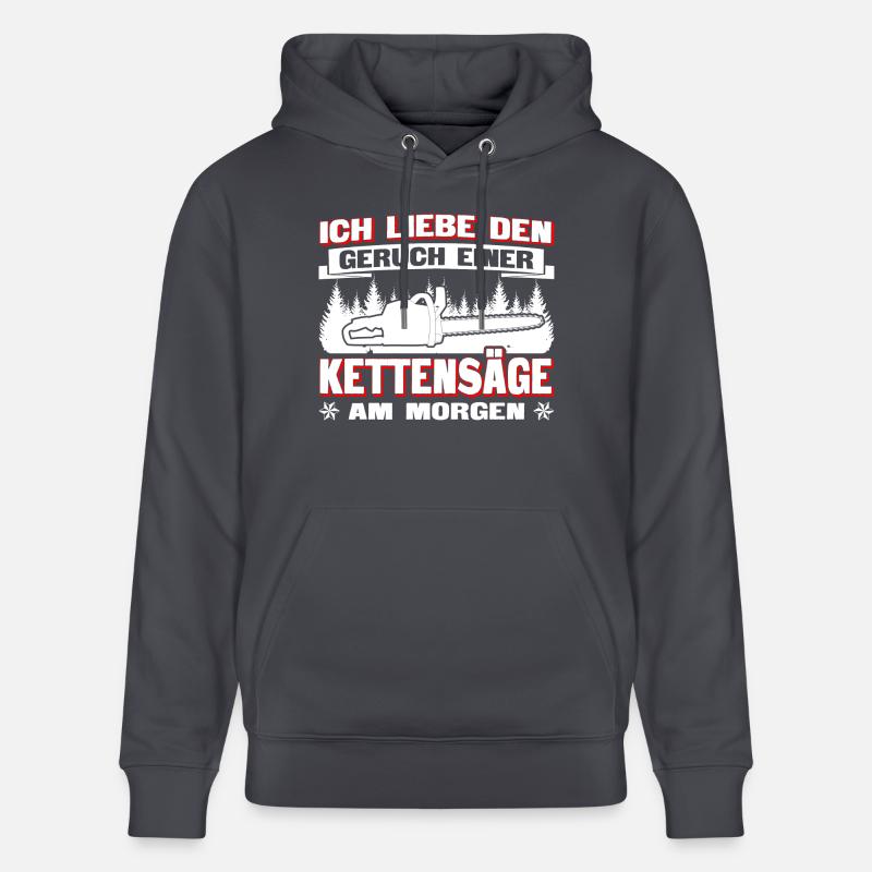 Tronçonneuse à odeur - Sweat à capuche bio CRUISER Stanley/Stella Unisexe - bleu indigo