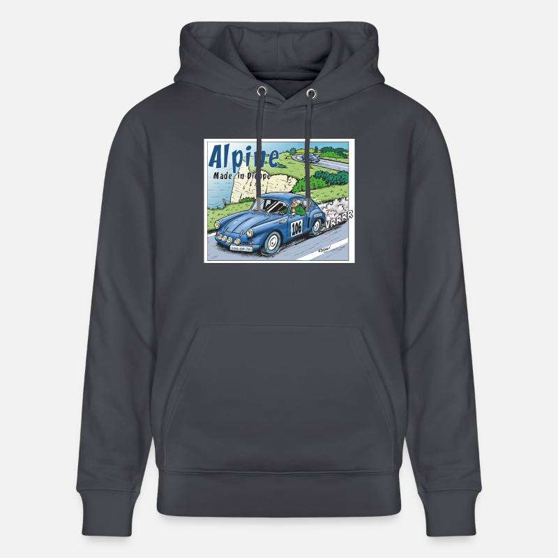 Polete en Alpine 106 - Sweat à capuche bio CRUISER Stanley/Stella Unisexe - bleu indigo