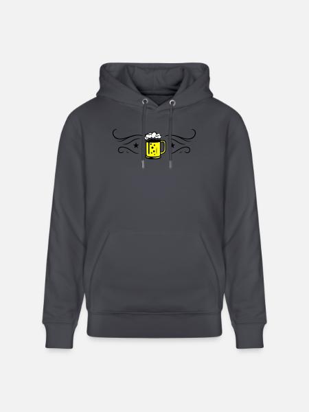 Beer Beer Mug Icon - Stanley/Stella CRUISER Unisex Organic Hoodie - indigo blue