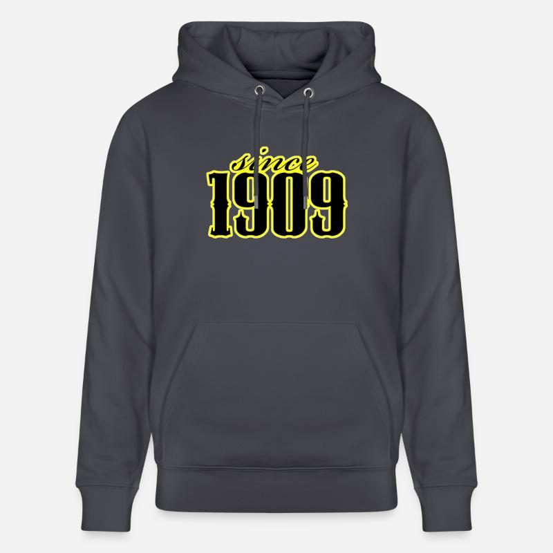 since 1909 (black) - Stanley/Stella Unisex Bio-Hoodie CRUISER  - Indigoblau