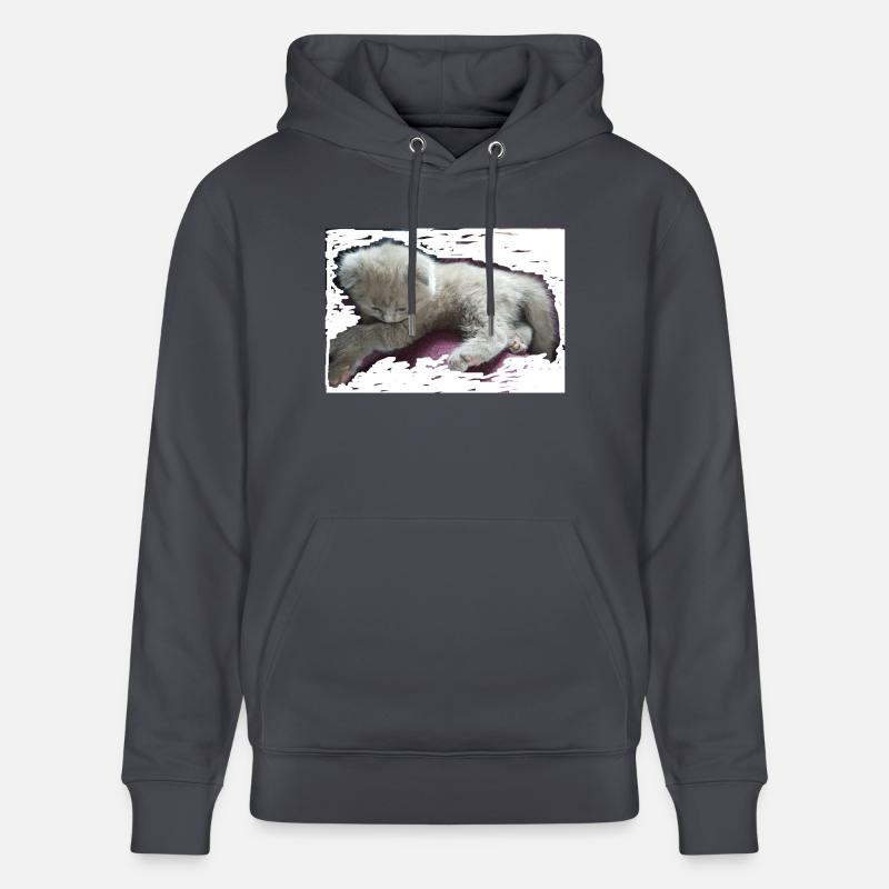 chat - Sweat à capuche bio CRUISER Stanley/Stella Unisexe - bleu indigo