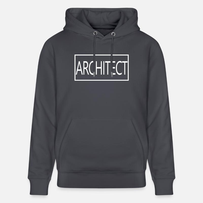 Architecte Fier étudiant architecte diplômé - Sweat à capuche bio CRUISER Stanley/Stella Unisexe - bleu indigo
