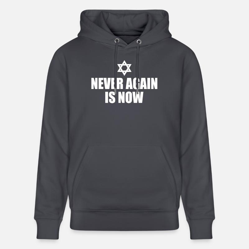 Never again is now - Sweat à capuche bio CRUISER Stanley/Stella Unisexe - bleu indigo
