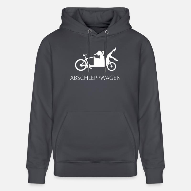 Cargo vélo dépanneuse blanc - Sweat à capuche bio CRUISER Stanley/Stella Unisexe - bleu indigo