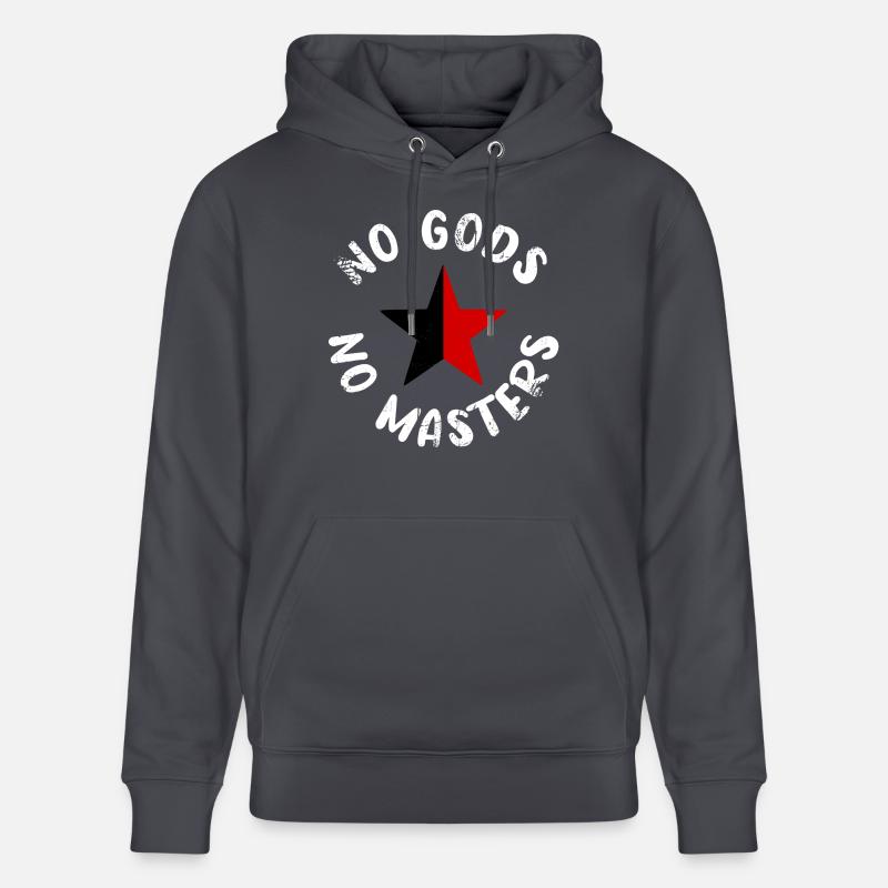 No Gods No Masters - Sweat à capuche bio CRUISER Stanley/Stella Unisexe - bleu indigo