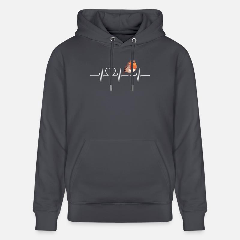 Robin Rotkehlchen - Sweat à capuche bio CRUISER Stanley/Stella Unisexe - bleu indigo