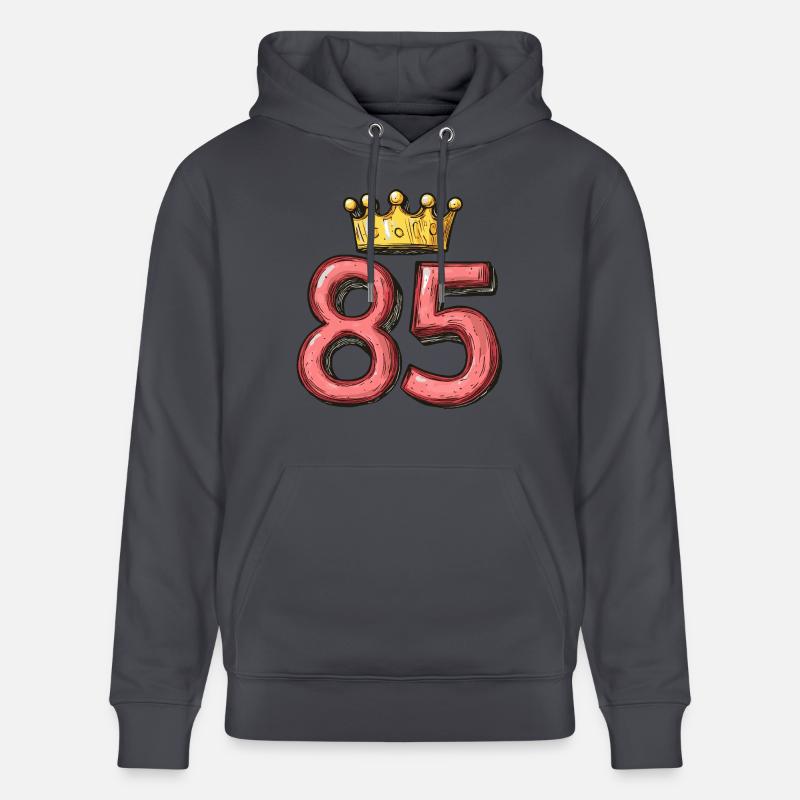 Couronne à 85 chiffres - Sweat à capuche bio CRUISER Stanley/Stella Unisexe - bleu indigo