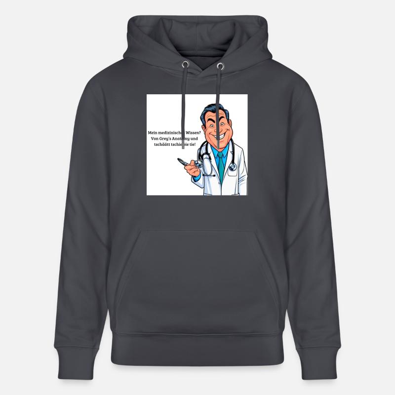 Drôles de médecins - Sweat à capuche bio CRUISER Stanley/Stella Unisexe - bleu indigo
