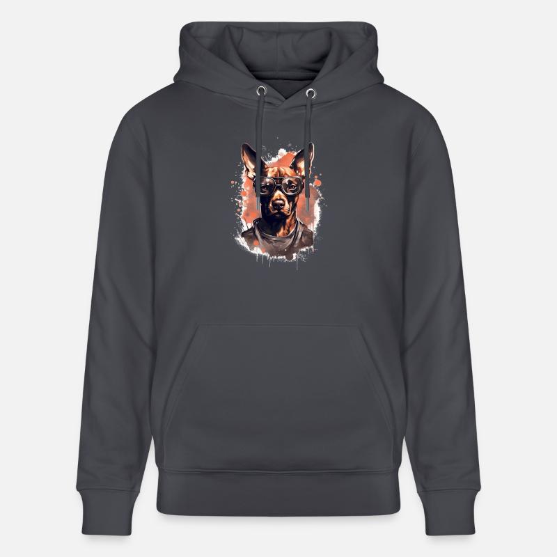 Chien - Sweat à capuche bio CRUISER Stanley/Stella Unisexe - bleu indigo