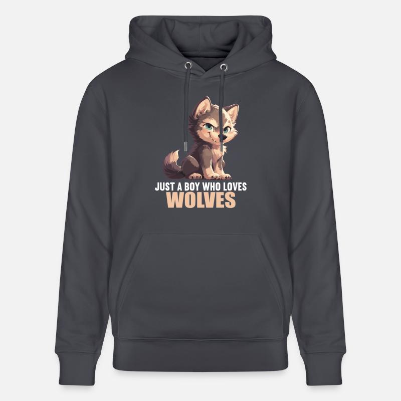 Loups Loup - Sweat à capuche bio CRUISER Stanley/Stella Unisexe - bleu indigo
