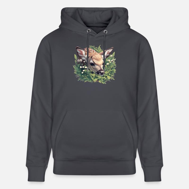 Cerf Cerf - Sweat à capuche bio CRUISER Stanley/Stella Unisexe - bleu indigo