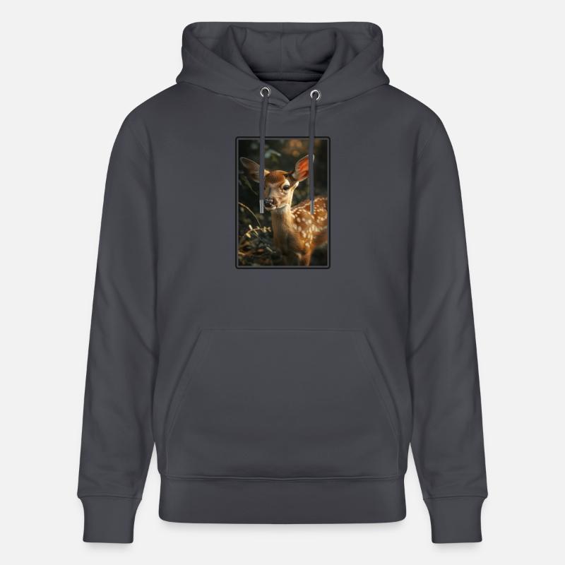 Hirsche Hirsch - Stanley/Stella Unisex Bio-Hoodie CRUISER  - Indigoblau