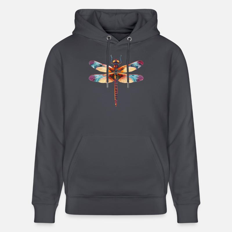 Libellules Libellule - Sweat à capuche bio CRUISER Stanley/Stella Unisexe - bleu indigo