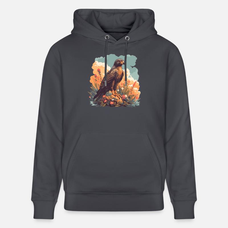 Faucon Faucon - Sweat à capuche bio CRUISER Stanley/Stella Unisexe - bleu indigo