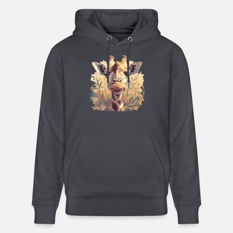 Girafes Girafe - Sweat à capuche bio CRUISER Stanley/Stella Unisexe - bleu indigo