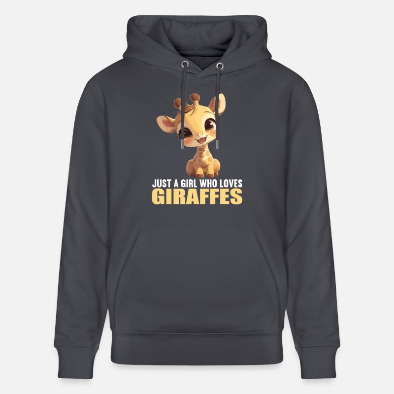 Girafes Girafe - Sweat à capuche bio CRUISER Stanley/Stella Unisexe - bleu indigo