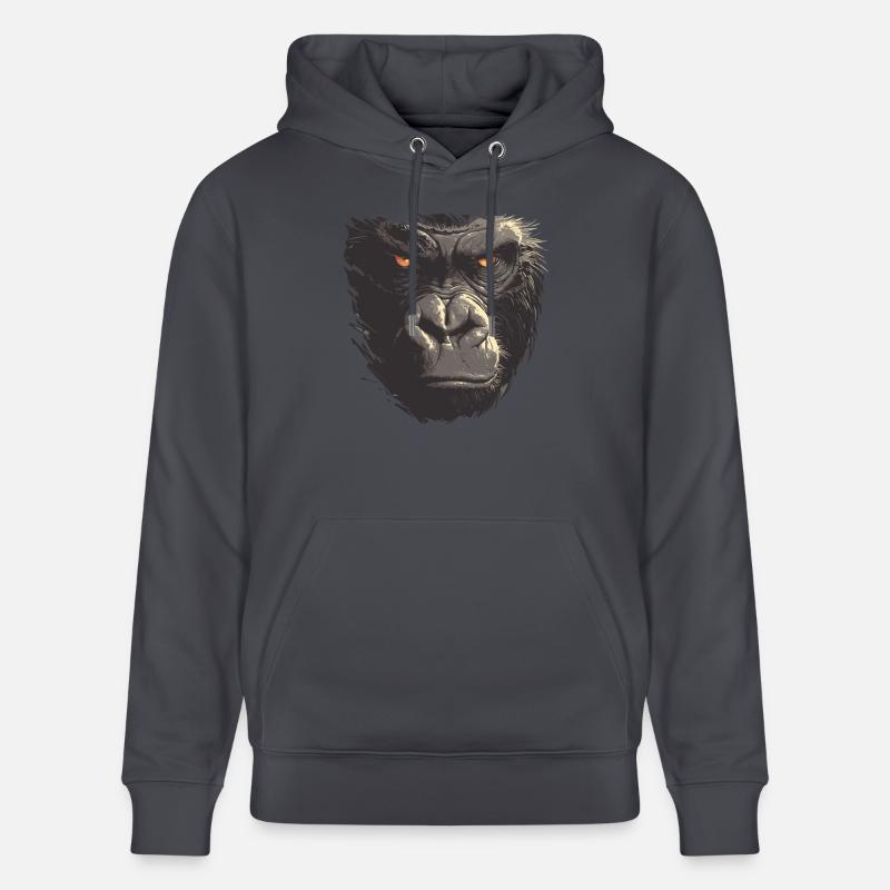 Gorilles Gorilles - Sweat à capuche bio CRUISER Stanley/Stella Unisexe - bleu indigo