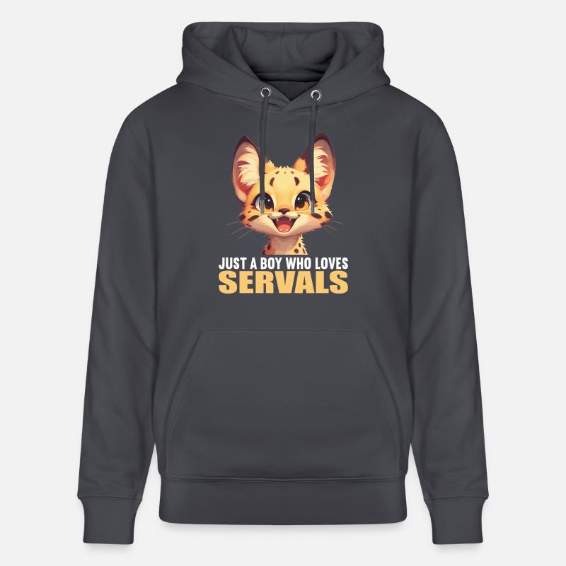 Servale Serval - Sweat à capuche bio CRUISER Stanley/Stella Unisexe - bleu indigo