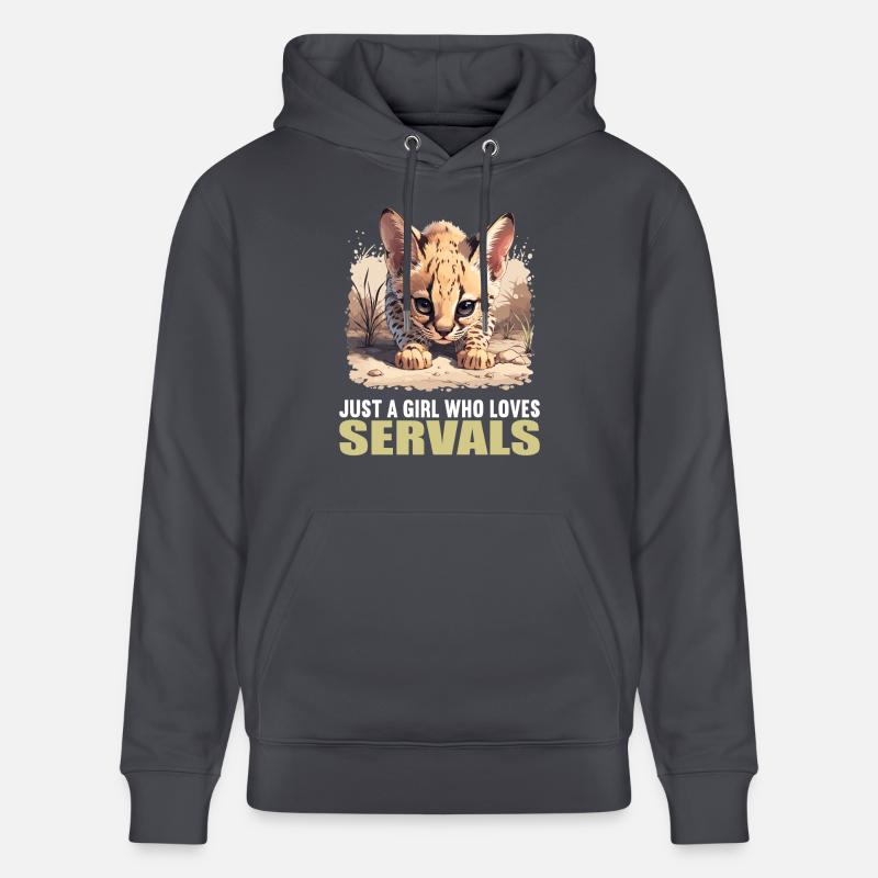 Servale Serval - Sweat à capuche bio CRUISER Stanley/Stella Unisexe - bleu indigo