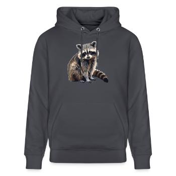 Waschbären Waschbär - Stanley/Stella Unisex Bio-Hoodie CRUISER  - Indigoblau - Vorne - Alina (178cm) & Michal (187cm)