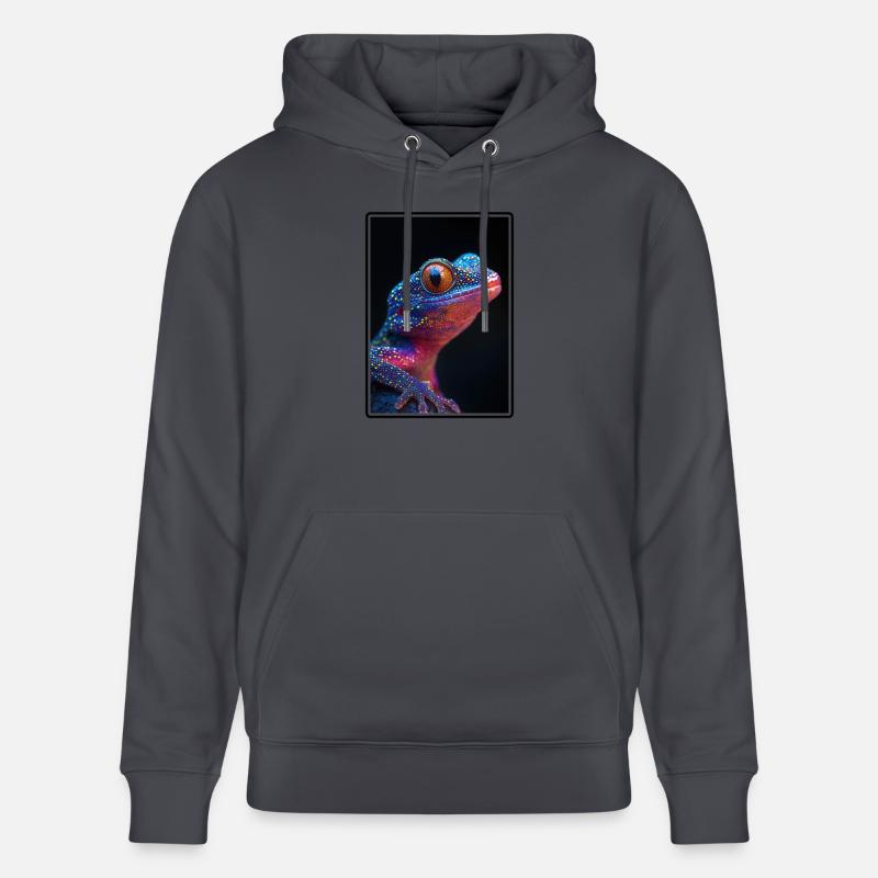 Geckos Geckos - Sweat à capuche bio CRUISER Stanley/Stella Unisexe - bleu indigo