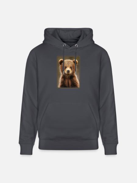 Kodiak Bear Kodiak Bear - Stanley/Stella CRUISER Unisex Organic Hoodie - indigo blue