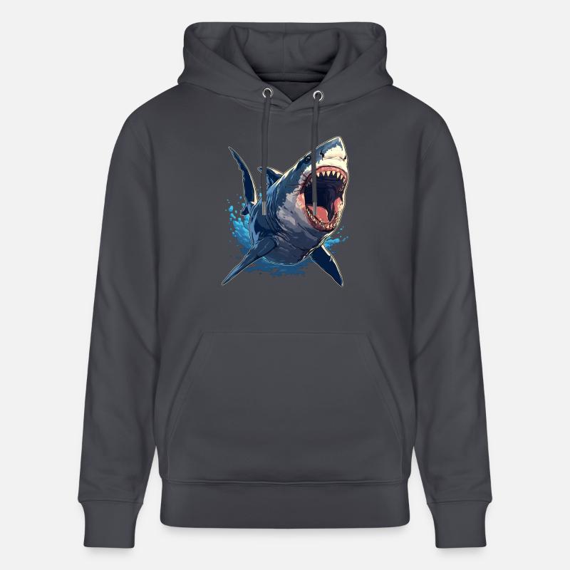 Requins Requin - Sweat à capuche bio CRUISER Stanley/Stella Unisexe - bleu indigo