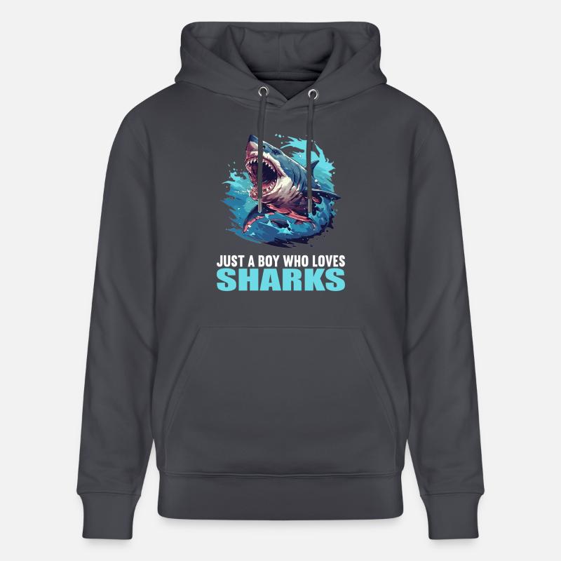 Requins Requin - Sweat à capuche bio CRUISER Stanley/Stella Unisexe - bleu indigo