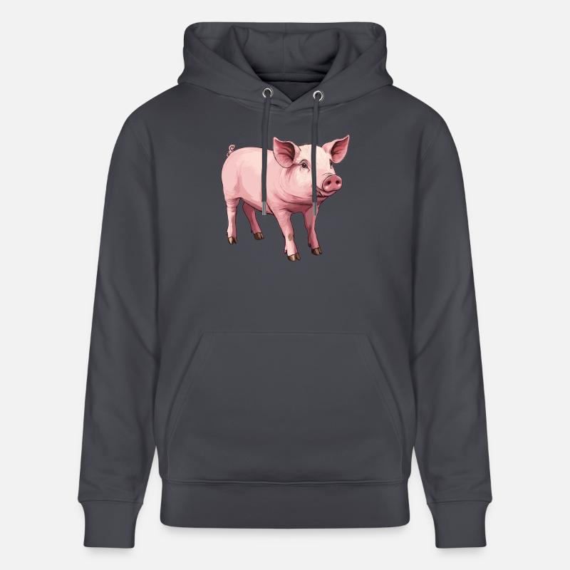 Cochon Cochon - Sweat à capuche bio CRUISER Stanley/Stella Unisexe - bleu indigo
