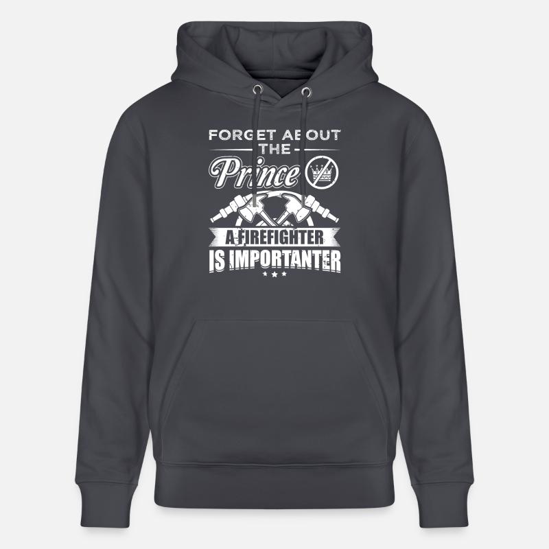 pompier FORGET PRINCE - Sweat à capuche bio CRUISER Stanley/Stella Unisexe - bleu indigo