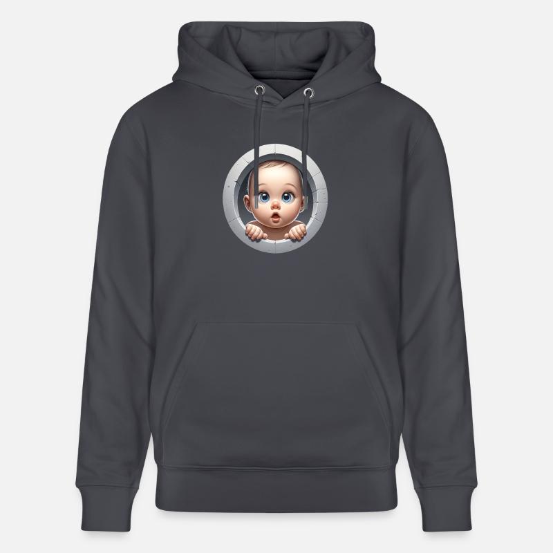 Bebe en approche - Sweat à capuche bio CRUISER Stanley/Stella Unisexe - bleu indigo