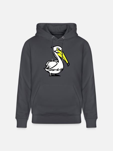 Pelikan Comic - Stanley/Stella CRUISER Unisex Organic Hoodie - indigo blue