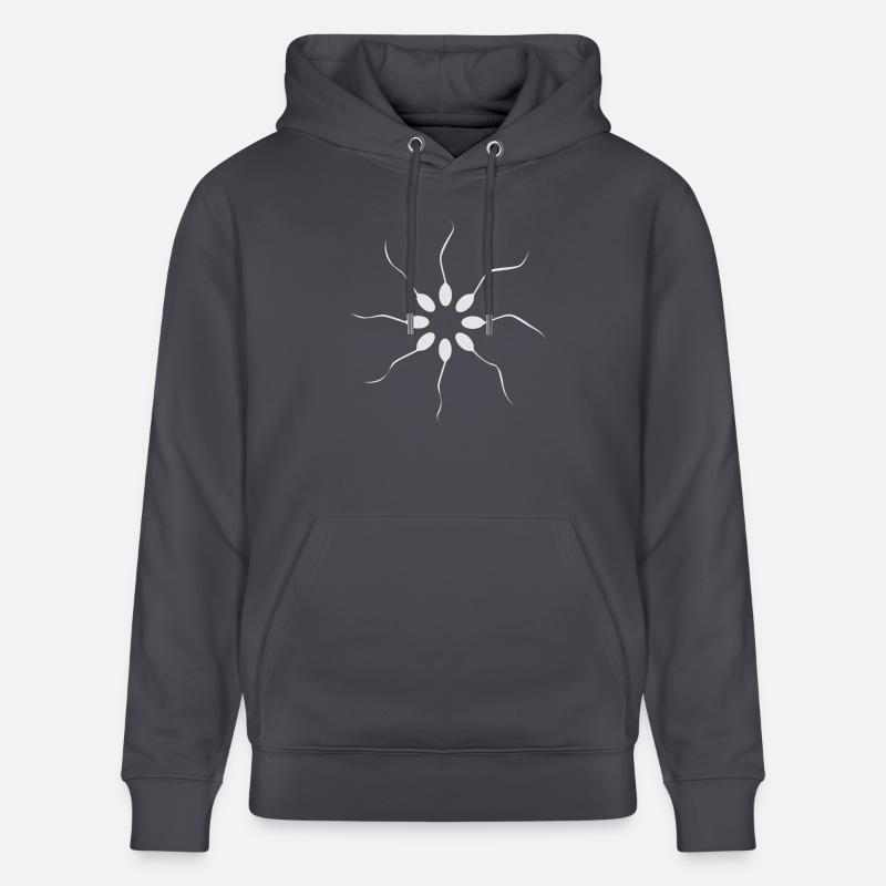 sperme - Sweat à capuche bio CRUISER Stanley/Stella Unisexe - bleu indigo