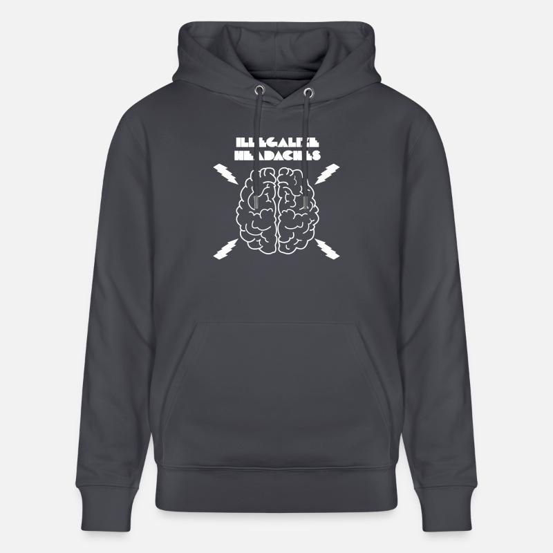 illegalize maux de tête - Sweat à capuche bio CRUISER Stanley/Stella Unisexe - bleu indigo