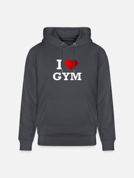 J'AIME GYM - Sweat à capuche bio CRUISER Stanley/Stella Unisexe - bleu indigo