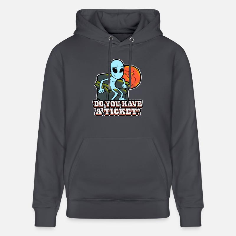 Avez-vous un billet étranger - Sweat à capuche bio CRUISER Stanley/Stella Unisexe - bleu indigo