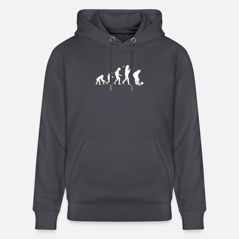 Evolution Curling - Stanley/Stella Unisex Bio-Hoodie CRUISER  - Indigoblau