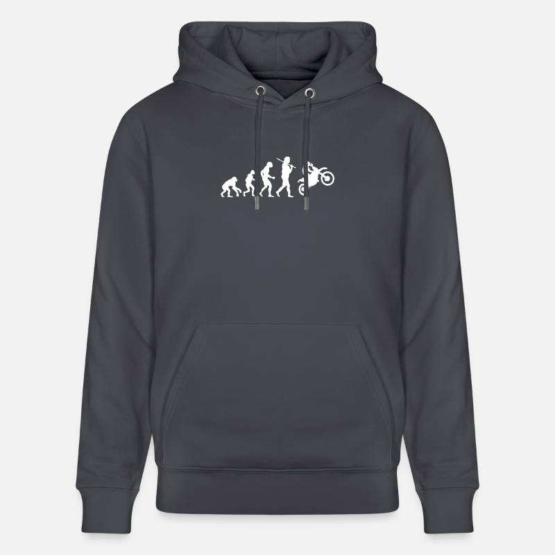 Evolution Motocross - Sweat à capuche bio CRUISER Stanley/Stella Unisexe - bleu indigo