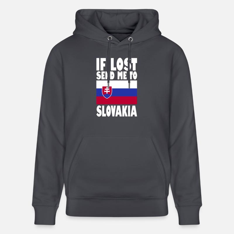 Drapeau de la Slovaquie - Sweat à capuche bio CRUISER Stanley/Stella Unisexe - bleu indigo