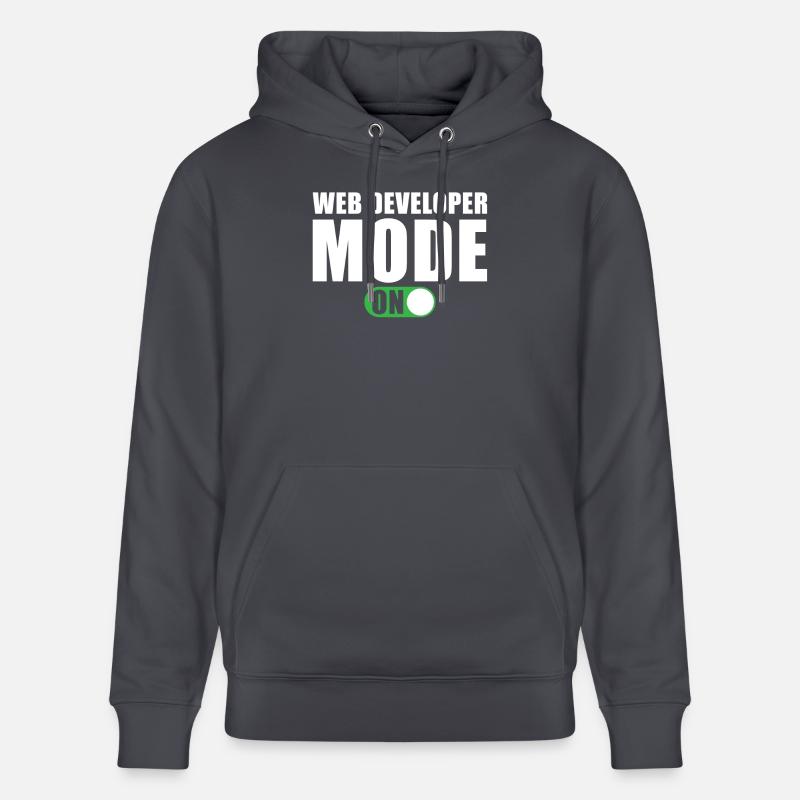 Mode développeur Web activé - Sweat à capuche bio CRUISER Stanley/Stella Unisexe - bleu indigo