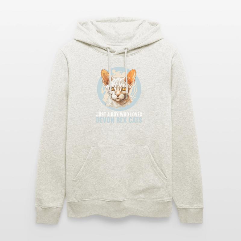 Devon Rex Kitten Devon Rex Cat Stanley/Stella CRUISER Unisex Organic Hoodie