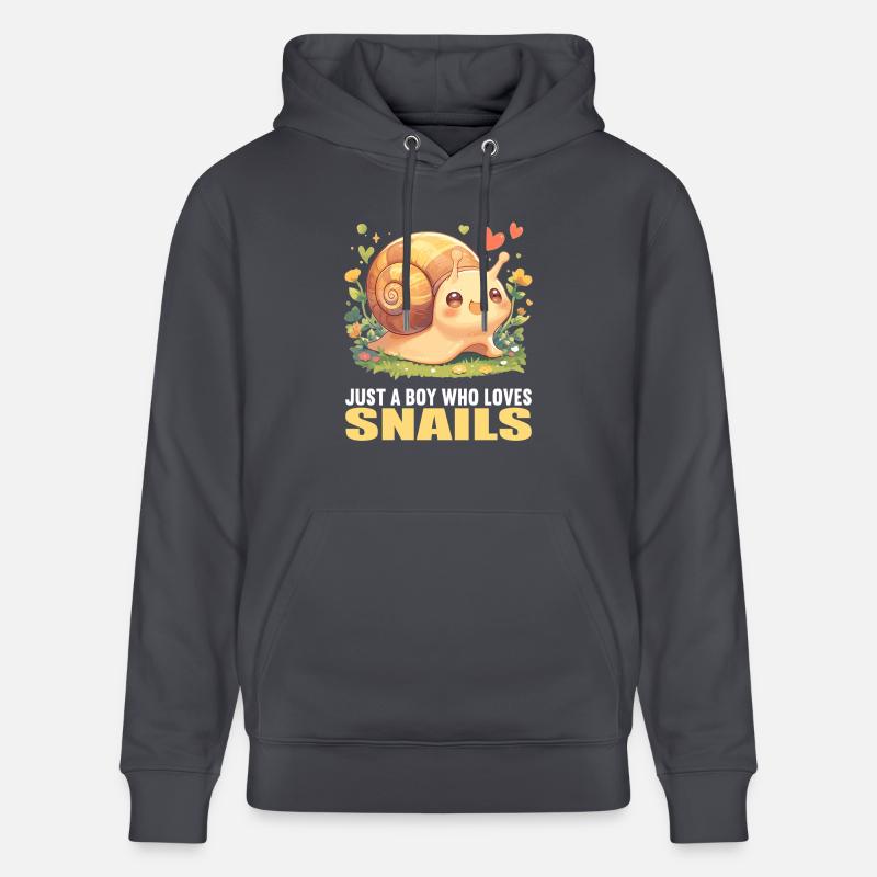 Escargots Escargot - Sweat à capuche bio CRUISER Stanley/Stella Unisexe - bleu indigo