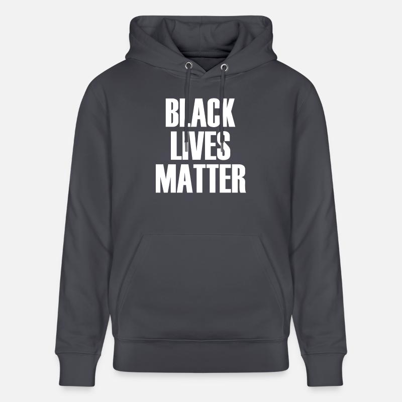 Black Lives Matter - Sweat à capuche bio CRUISER Stanley/Stella Unisexe - bleu indigo